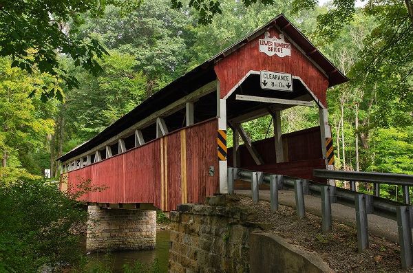 Lower Humbert Covered Bridge Spanning Laurel Hill Creek Laurel Highlands-Pennsylvania
